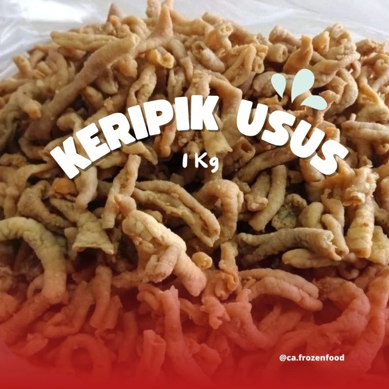 

KERIPIK USUS 1KG/KERIPIK USUS AYAM CRISPY/KRIPIK USUS ENAK RENYAH