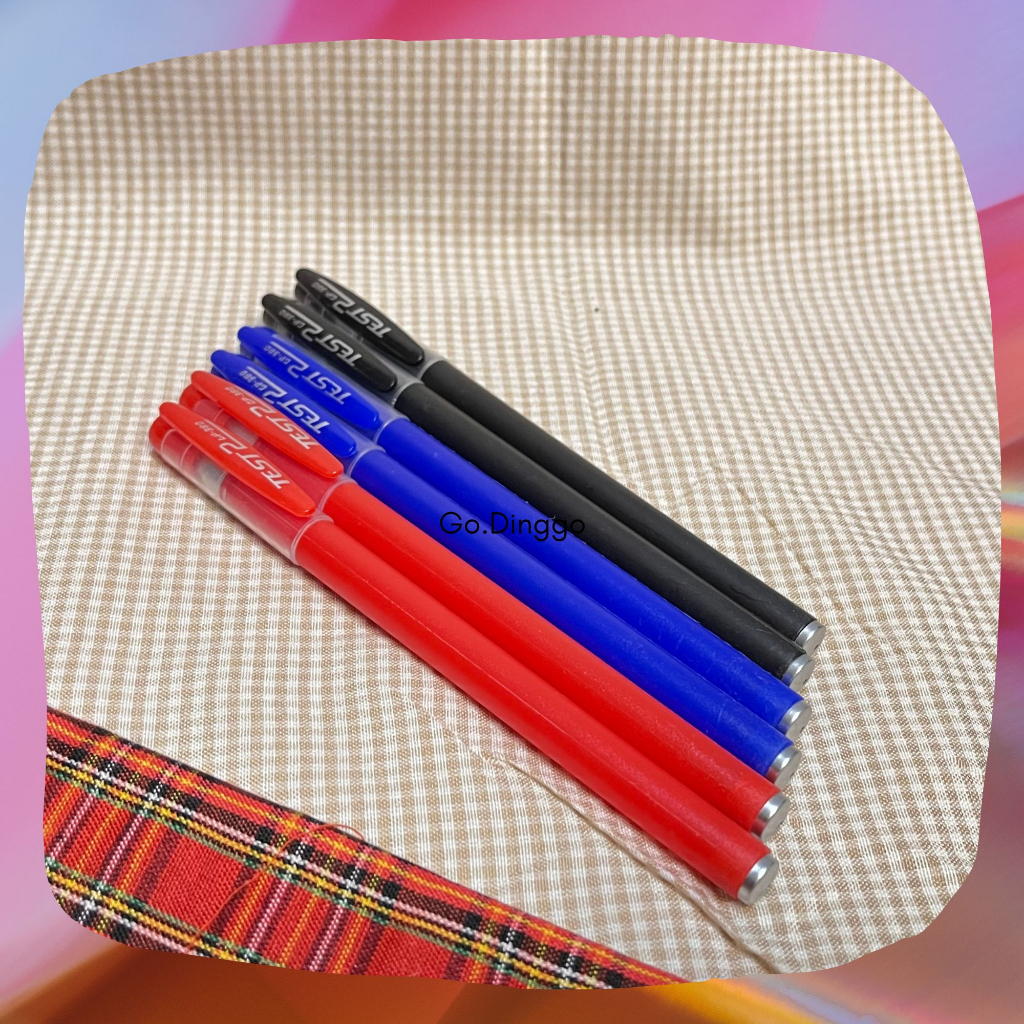 

GD - Bolpoin bolpen gel 0,5 mm pen test2