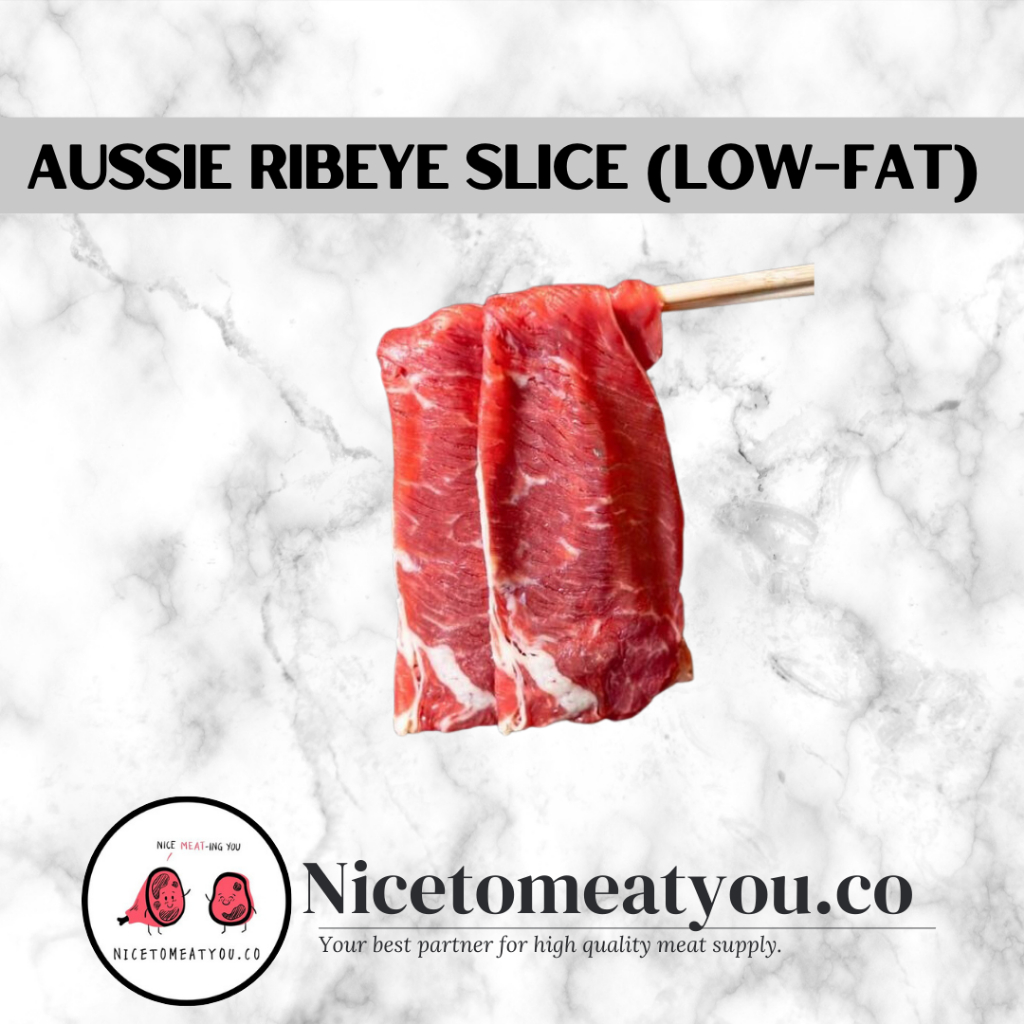 

AUS Ribeye Slice (Premium Low Fat Slice) 500gr