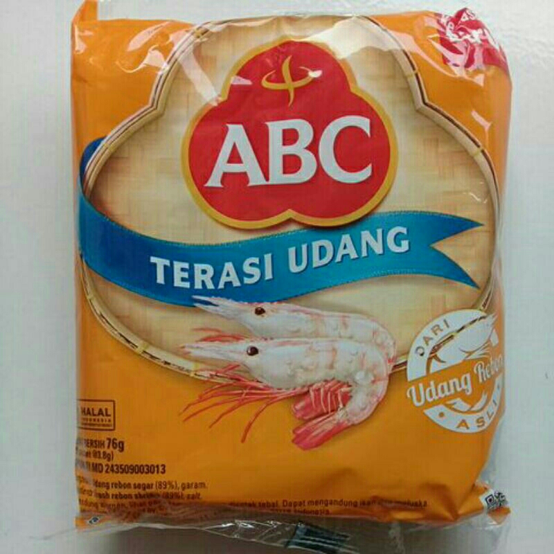 

~MOS~ Terasi Udang ABC 76 gr (isi 20). Trasi Udang. Bumbu Masak