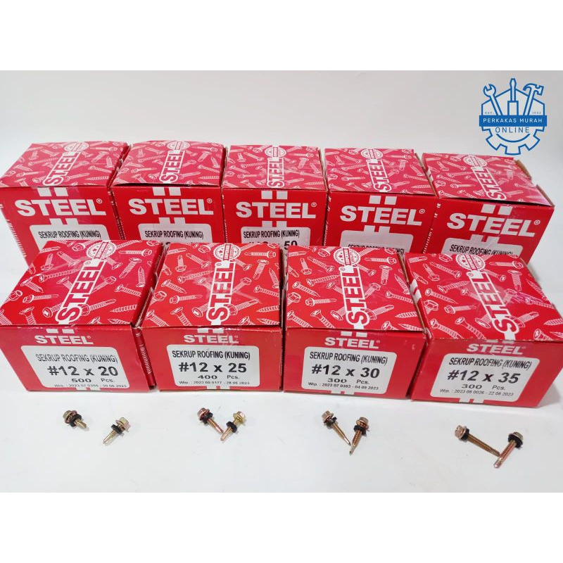 Sekrup/Skrup Roofing Steel BACA DESKRIPSI