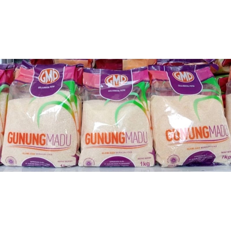 

Gula kristal kemasan Gunung Madu 1kg