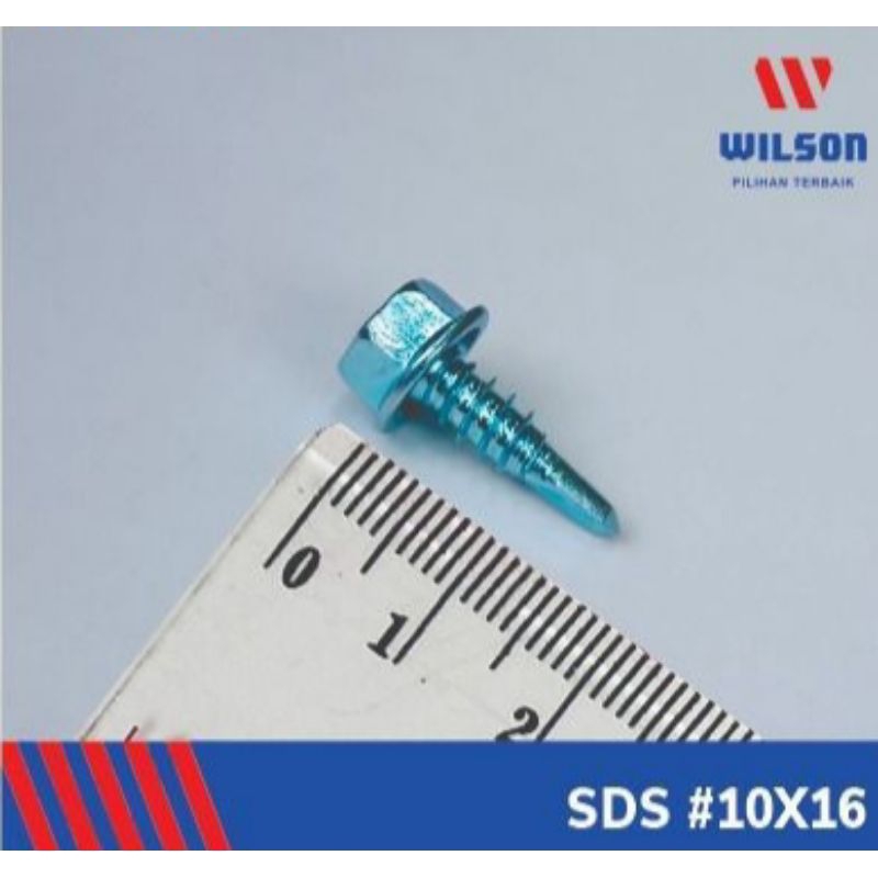 Baut Baja Ringan WILSON 10x16 Isi 1.000 Pcs