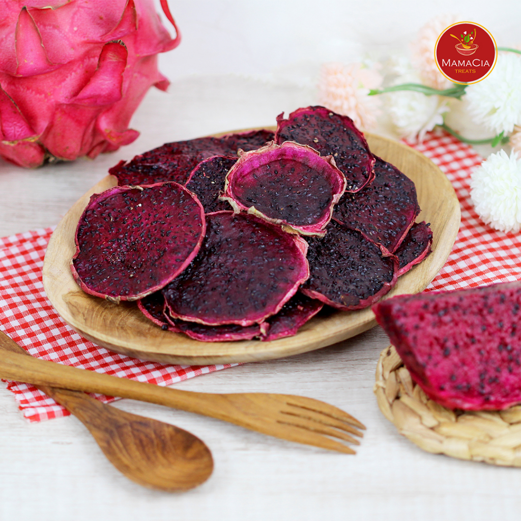 

Dried Red Dragon Fruit Slice Buah Naga Merah Kering Iris Premium Tea
