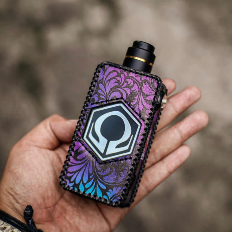 Kaos Sablon Leather Case Hex Model UvPrint Batik Rgb