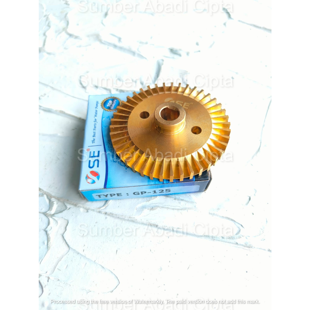 GP 125 Impeller Kipas Kuningan Pompa Air Panasonic National GP125
