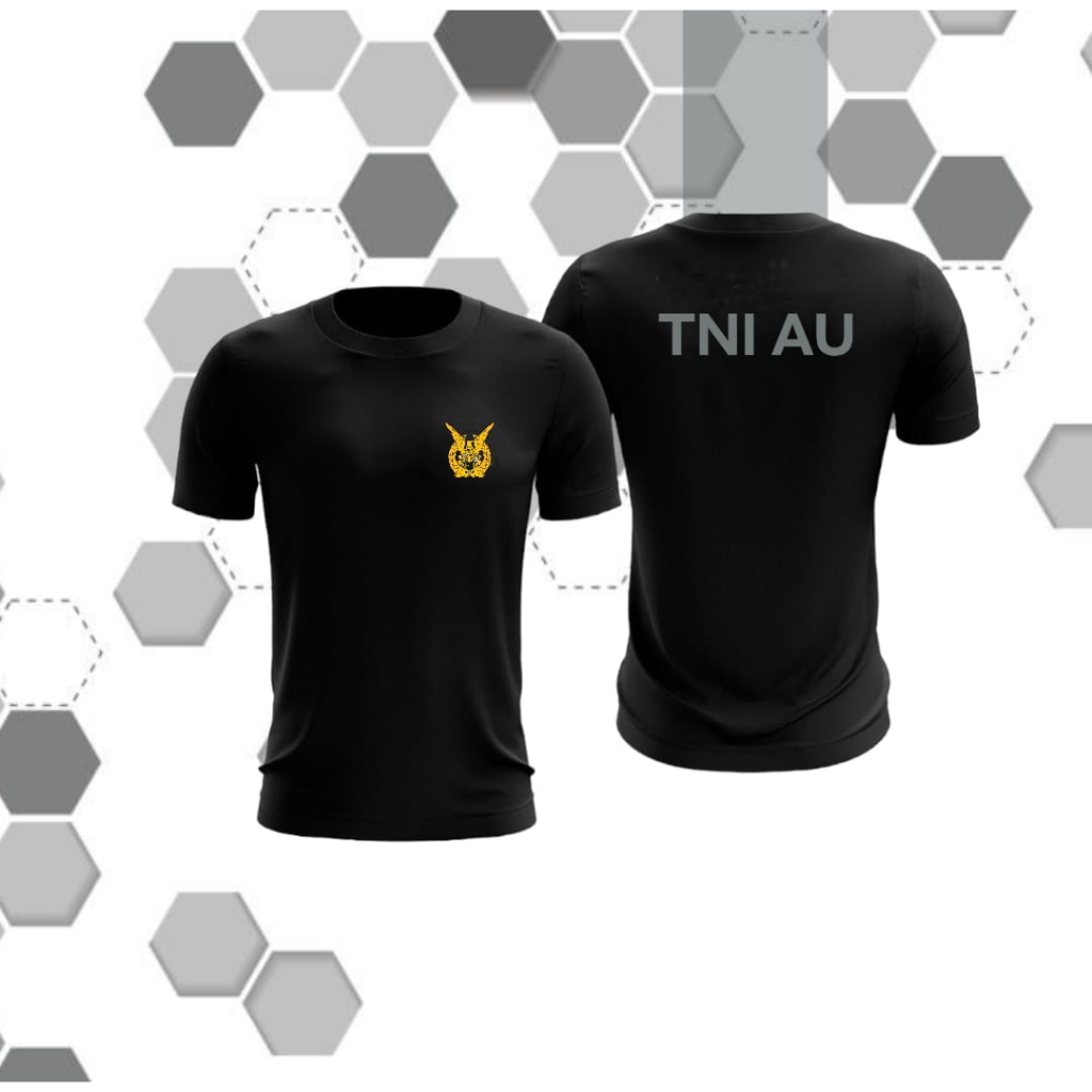 Kaos Jersey TNI AU Hijau Army / Kaos Olahraga Jersey TNI AU/ Kaos Jersey Dryfit TNI AU Hijau Army BI