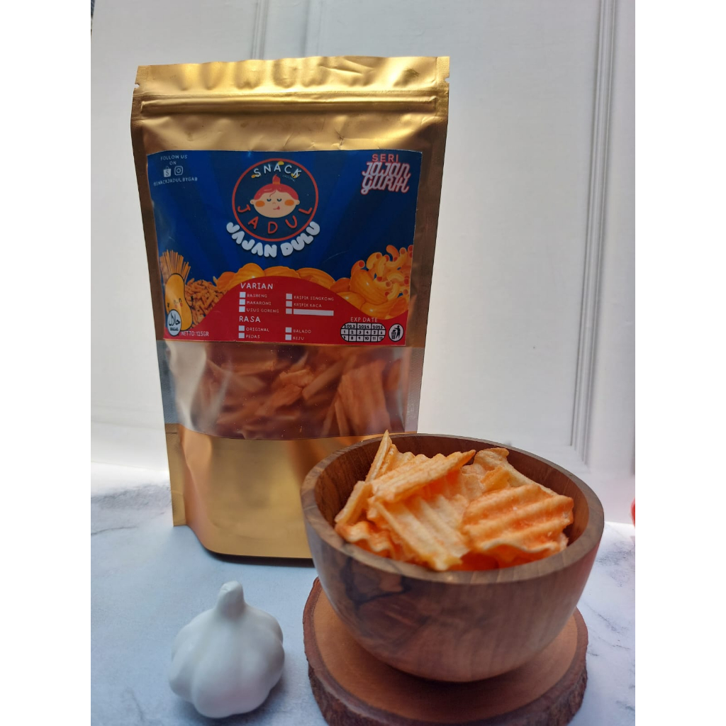 

Kripik Singkong Chuba Balado 125gr Snack Jadul Murah Gurih Lezat by Snack Jadul By Gab