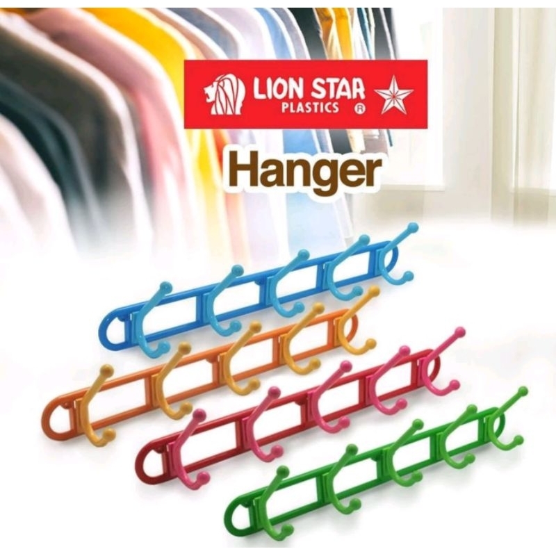 kapstok dinding lion star/gantungan baju/kapstok