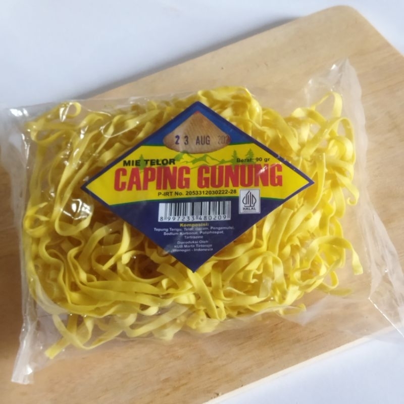 

Mie Telor Pipih Caping Gunung Original
