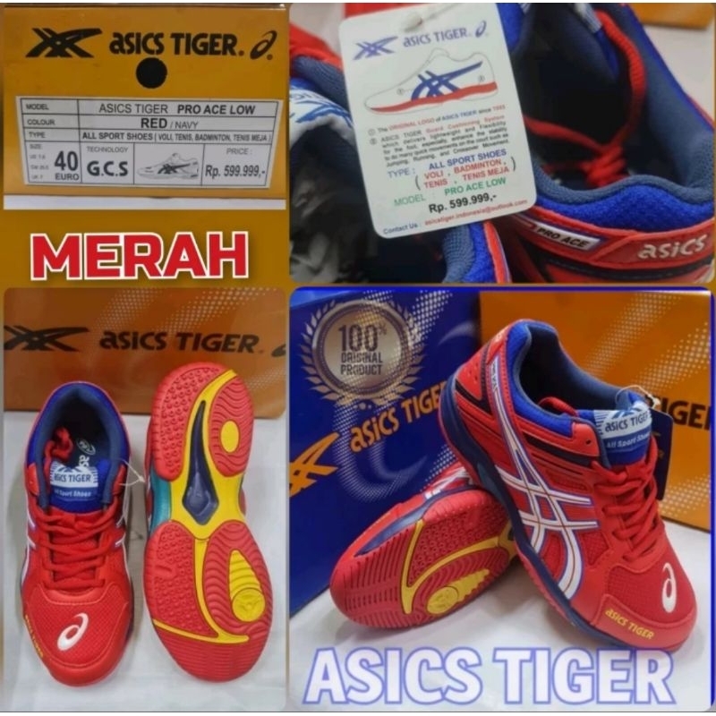 JUAL RUGI CUCI GUDANG ABISIN AJA SEPATU ASICS TIGER PRO ACE LOW