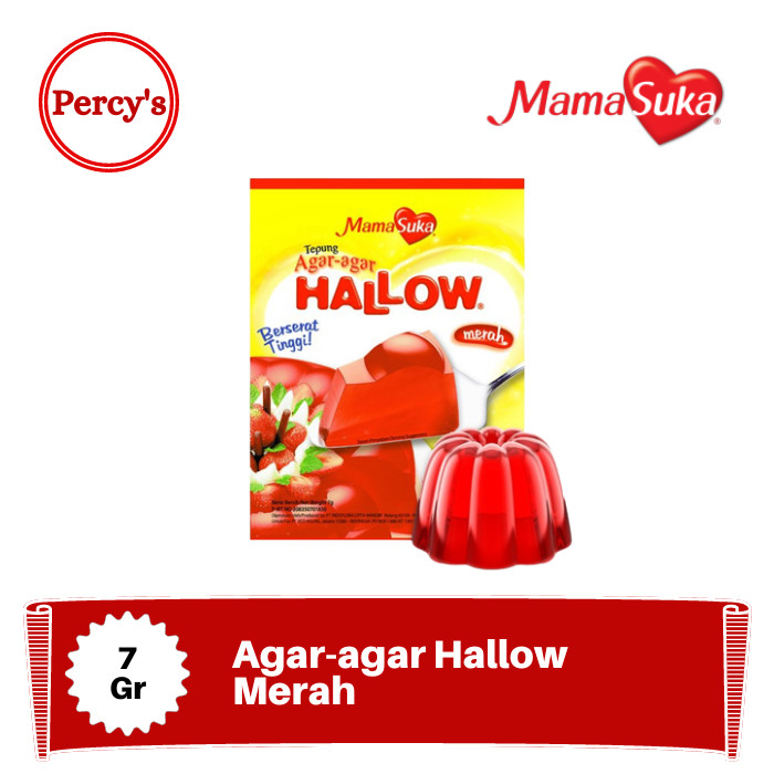 

Mamasuka Agar-agar Hallow Merah 7 Gr