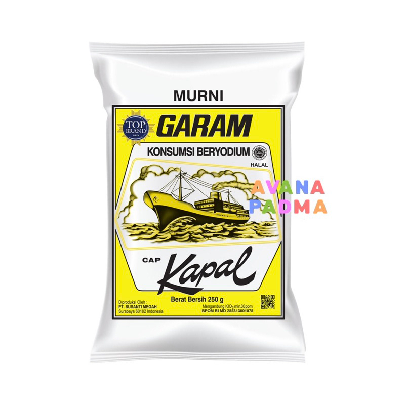 

Garam Cap Kapal (2 Ukuran)