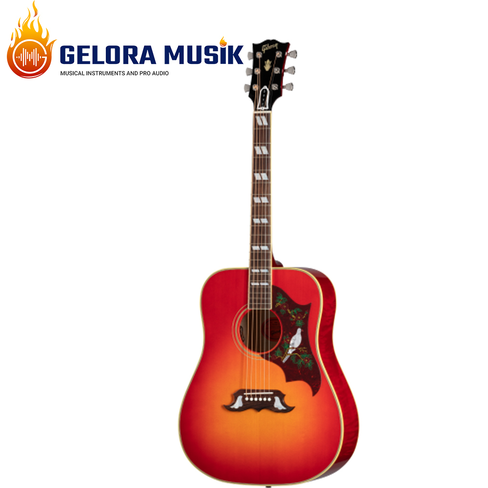 Gitar Akustik Gibson Dove Original, Vintage Cherry Sunburst w/case OCSSDOVCS