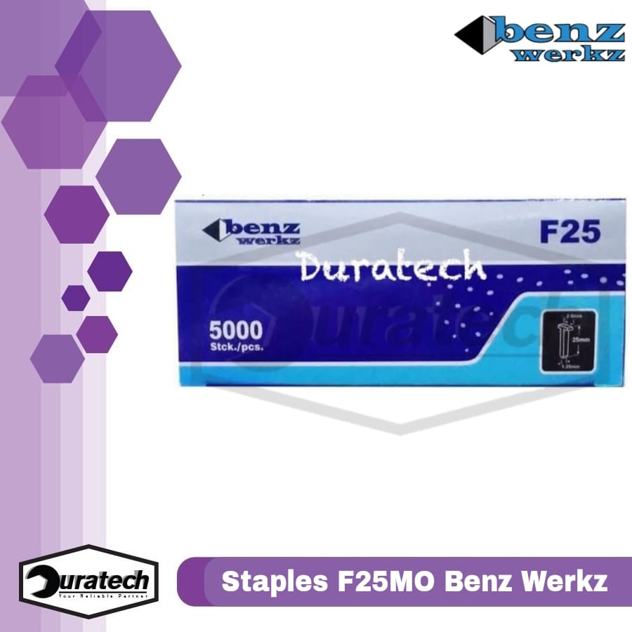 

Promo Industrial Staples F25Mo / Isi Staples Tem Bak Angin / Paku Mabel Benz Werkz Dan Isi Stapler