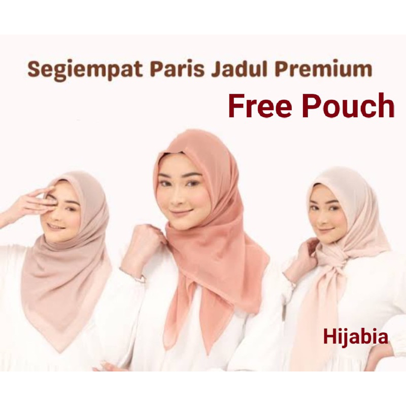 Hijab Segi empat Paris Jadul / Segi empat Paris Old/ Red Rose/Varisha/Azara