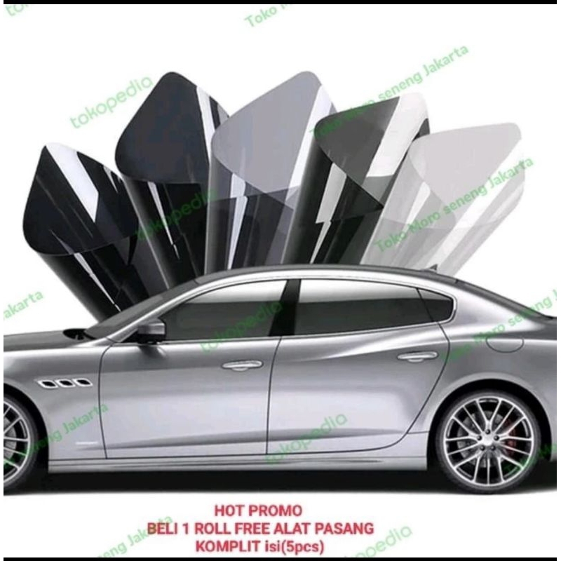 KACA FILM ANTI GORES / KACA FILM RIBEN/KACA FILM HITAM 1 ROL