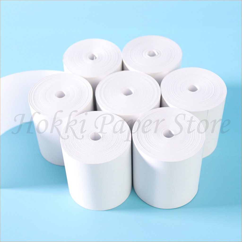 

KERTAS THERMAL STRUK KASIR / PPOB PAPER ROLL 58X40 / 57X40 CORELESS TERMAL POS RECEIPT MINI PRINTER BLUETOOTH 58MM 58X40MM 57X40MM PANDA VSC EPPOS CORELESS TANPA CORE