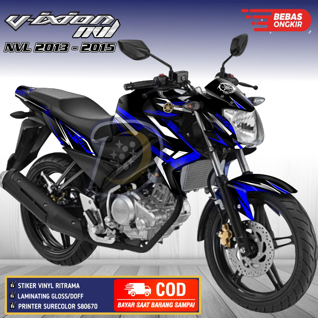 Decal Vixion Nvl 2013 2015 Striping Motor Vixion NVL Stiker Yamaha Motor Vixion Lightning