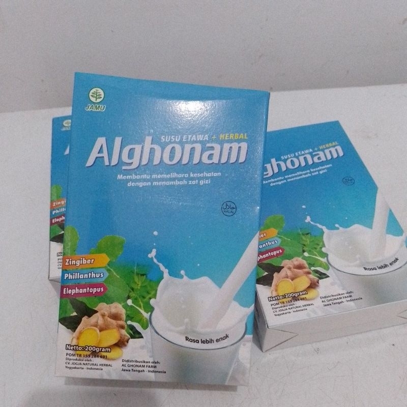 

Susu kambing etawa + herbal Alghonam 200gram