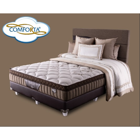 Springbed Set COMFORTA SUPER CHOICE 160cm divan sandaran comforta