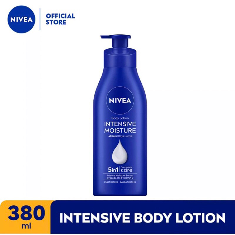 nivea intensive body lotion 380ml pump