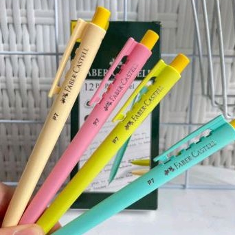 

Bolpen Faber Castell P7 Pastell hitam (12Pcs)
