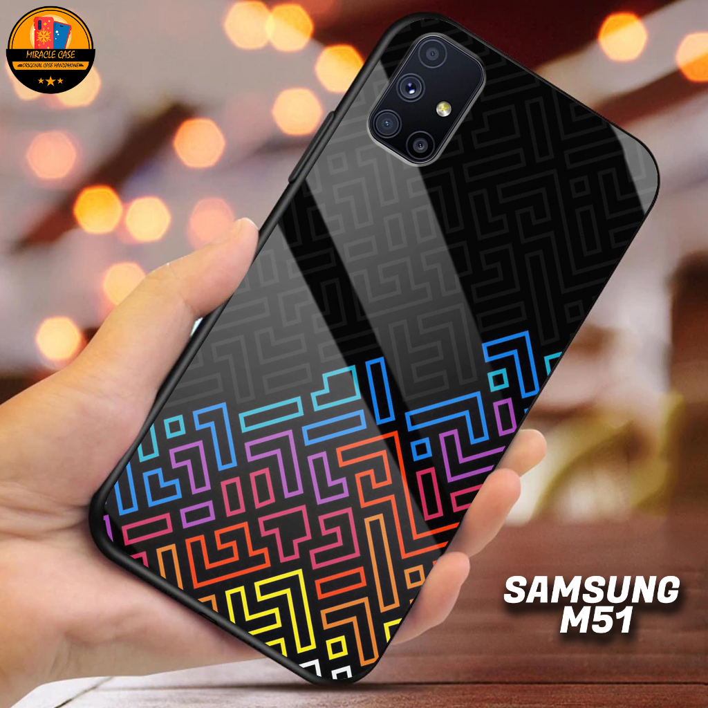 Case SAMSUNG M51 - Casing SAMSUNG M51 Terbaru 2023 MIRACLE CASE [ MOTIF 10 ] Silikon -  Case Hp SAMS