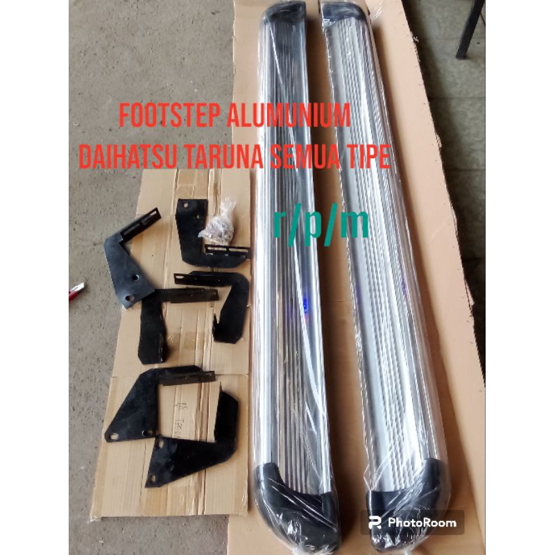 FOOTSTEP PIJAKAN KAKI SAMPING ALUMUNIUM DAIHATSU TARUNA SET