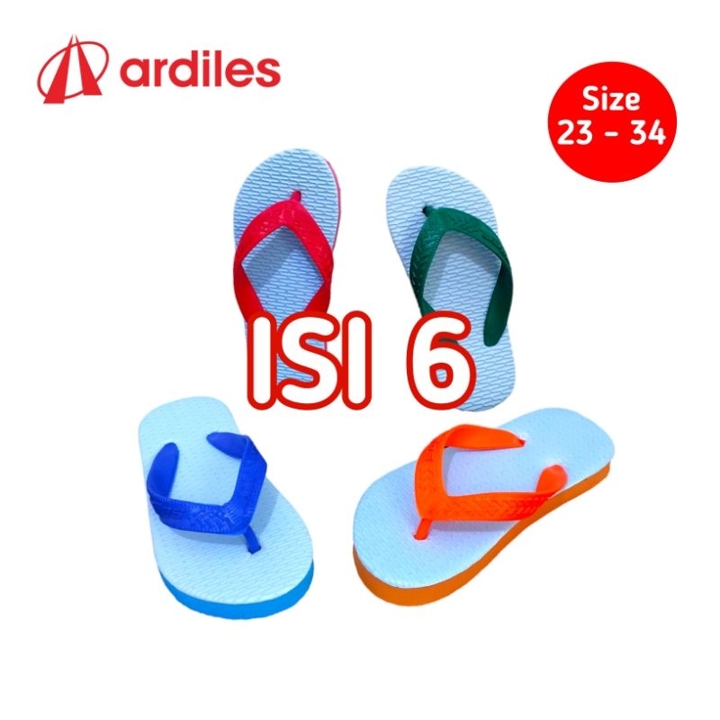( Khusus Grosir ) Sandal Anak ARDILES Putih