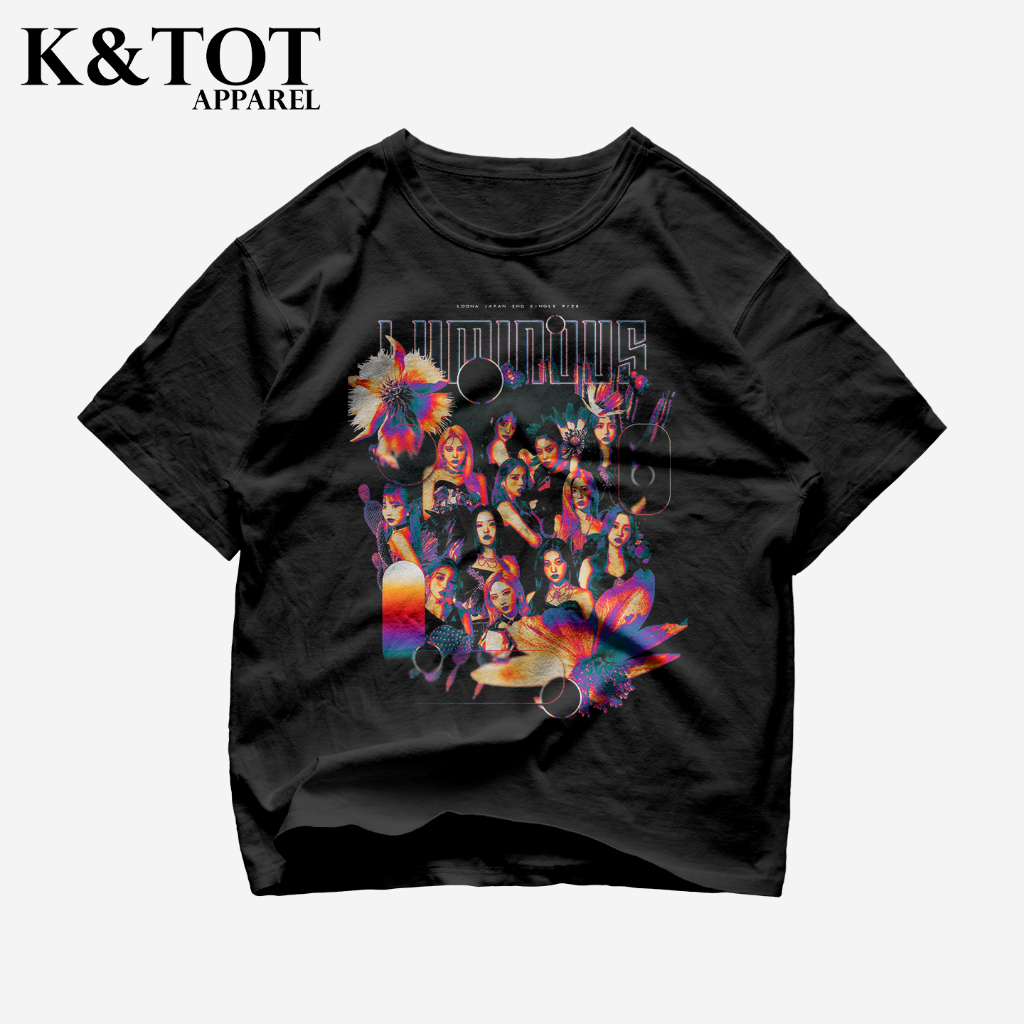 KNTOT - KAOS BAJU LUMINOUS LOONA JAPAN GIRLBAND KPOP KOREAN KOREA GIRLBAND | TSHIRT OVERSIZE VINTAGE