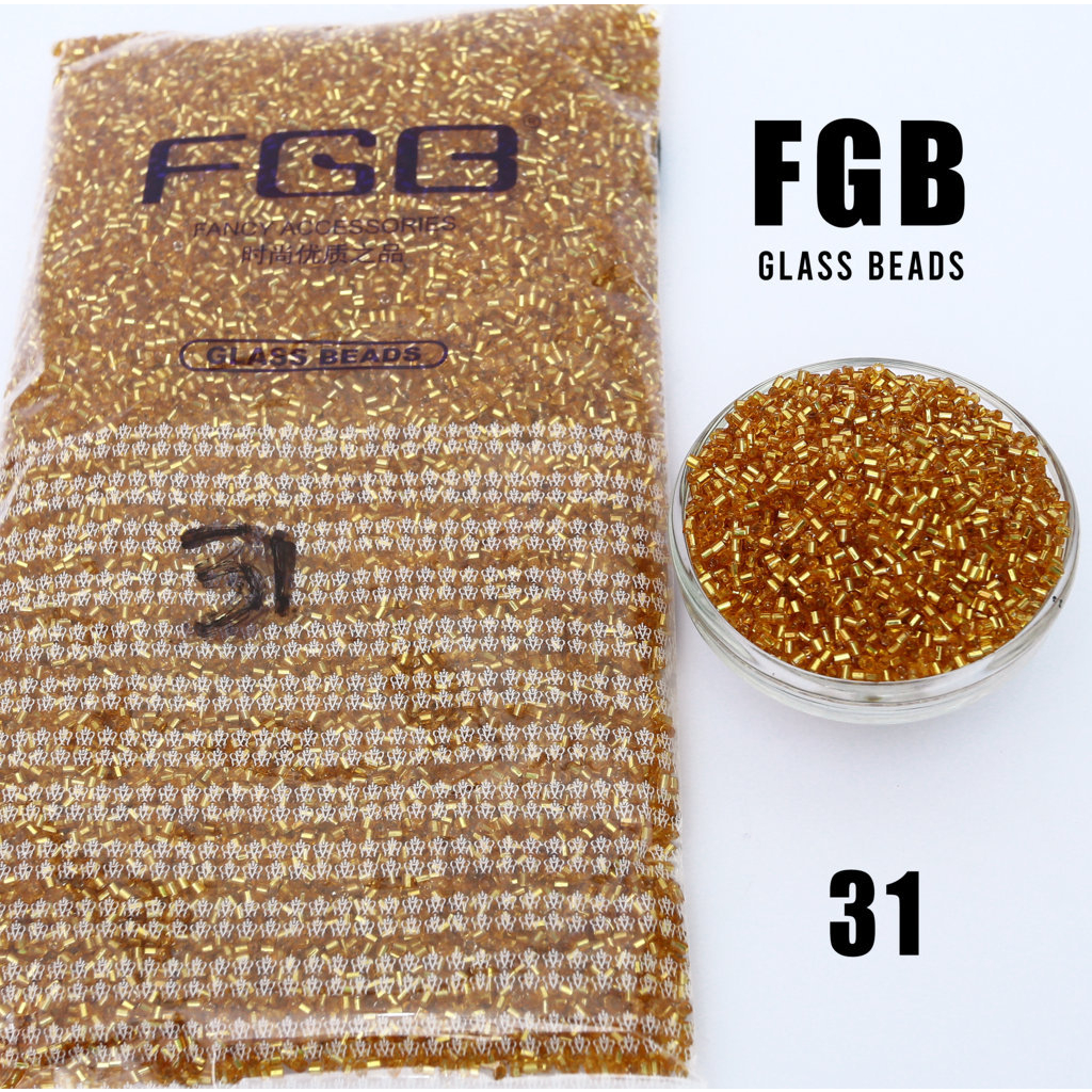 Payet mote bambu warna KACA FGB