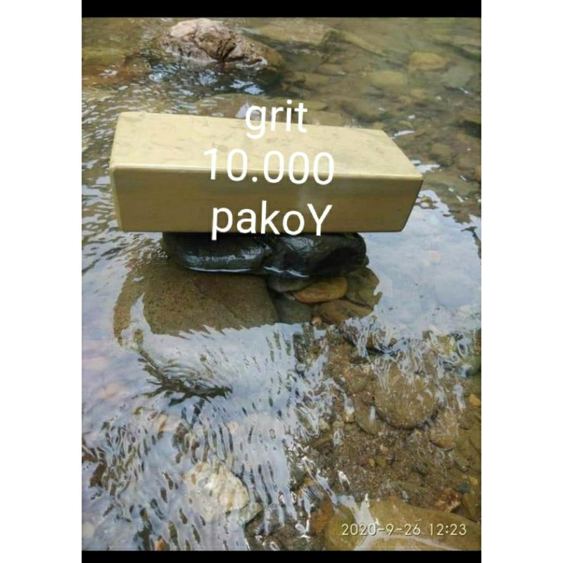 batu ashan hasill alam ukuran 20x8x5 grit 10.000