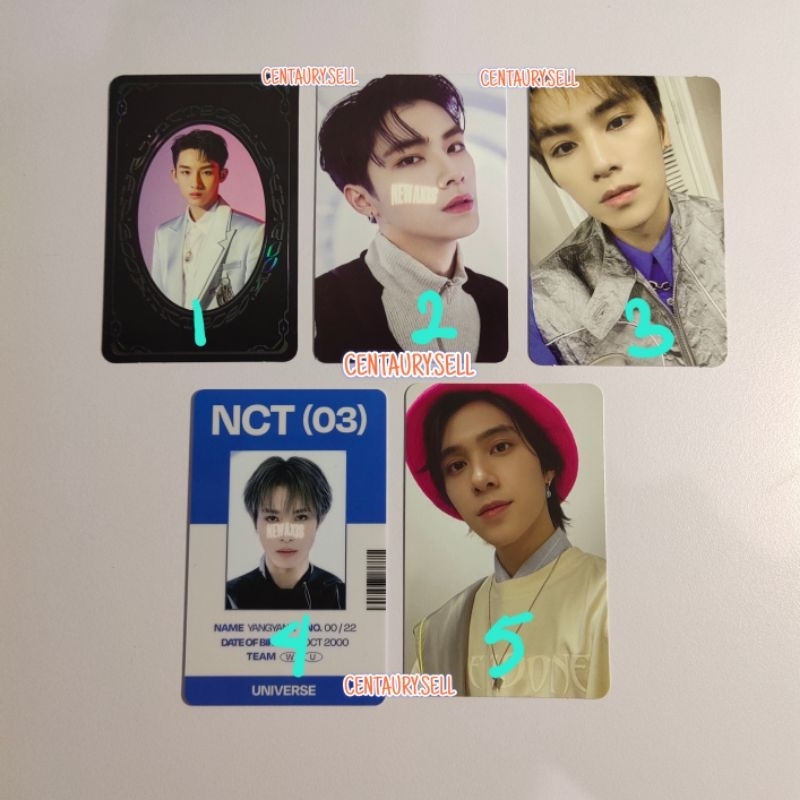 Photocard WAYV Xiaojun future universe MD Winwin Yearbook Hendery SMCU Daytime Yangyang ID universe