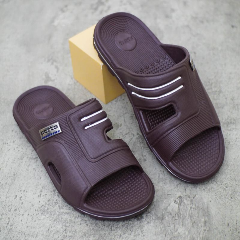 Sandal Porto Slop Pria / Porto 1007 Dewasa 39-44 / Sandal Slop Karet