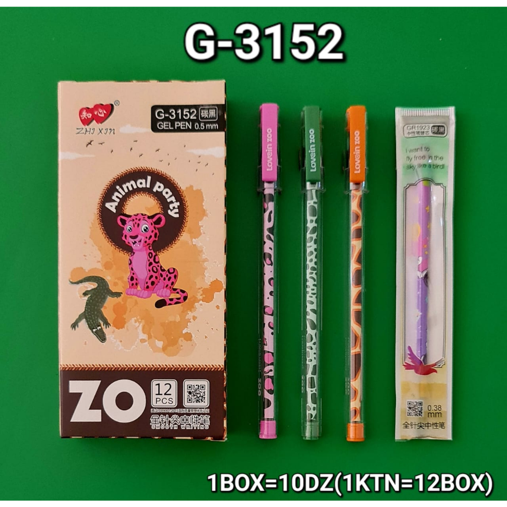 

Pulpen Gel Hitam Zhi Xin G-3152