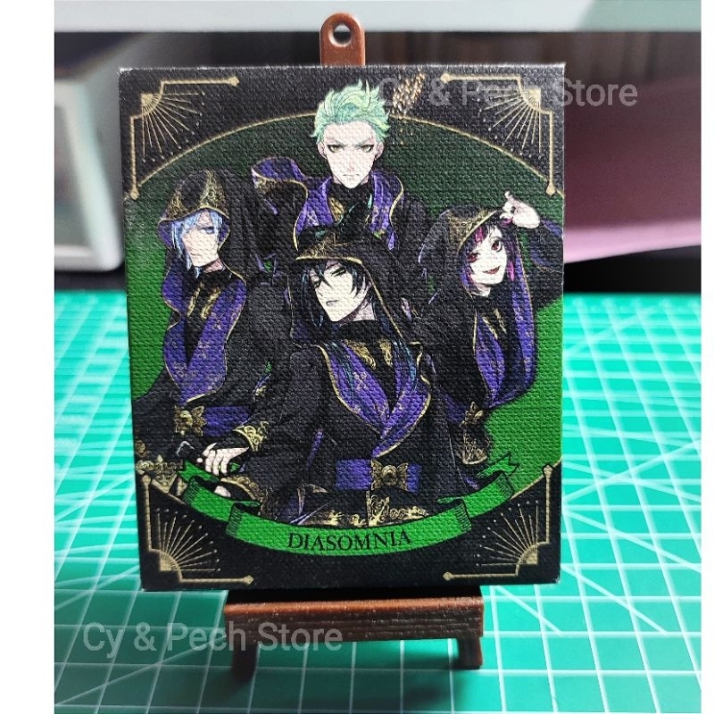 DISNEY TWISTED WONDERLAND DIASOMNIA Malleus Draconia Plush Nui 10cm, Silver Chibi Card, Lilia Card, 