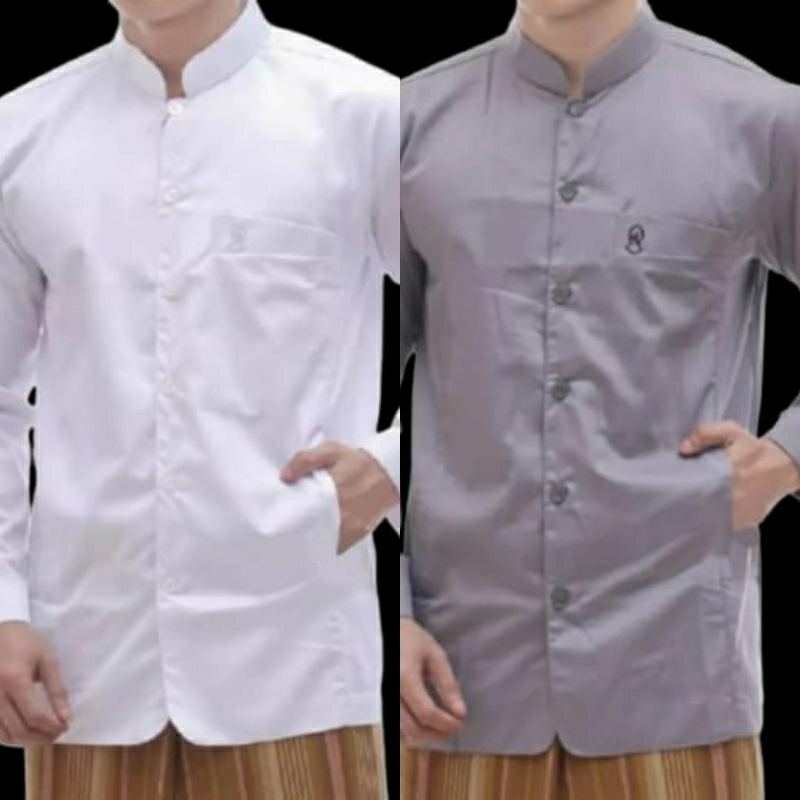 Baju koko terompah, Baju koko semi jas lengan panjang, Baju koko haibah lengan panjang M-XXL