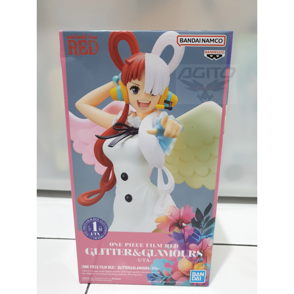 Action Figure One Piece Film Red Uta Glitter & Glamours ORI