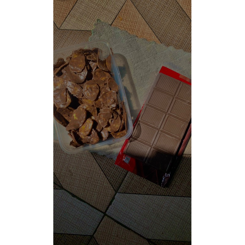 

kripik pisang coklat lumer