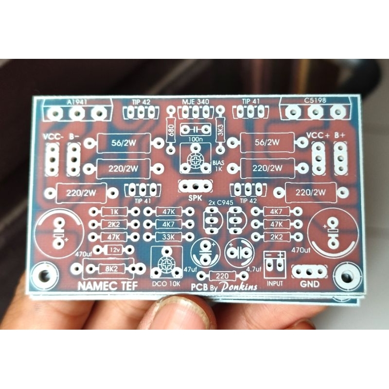 PCB Namec tef bias servo fiber fr4