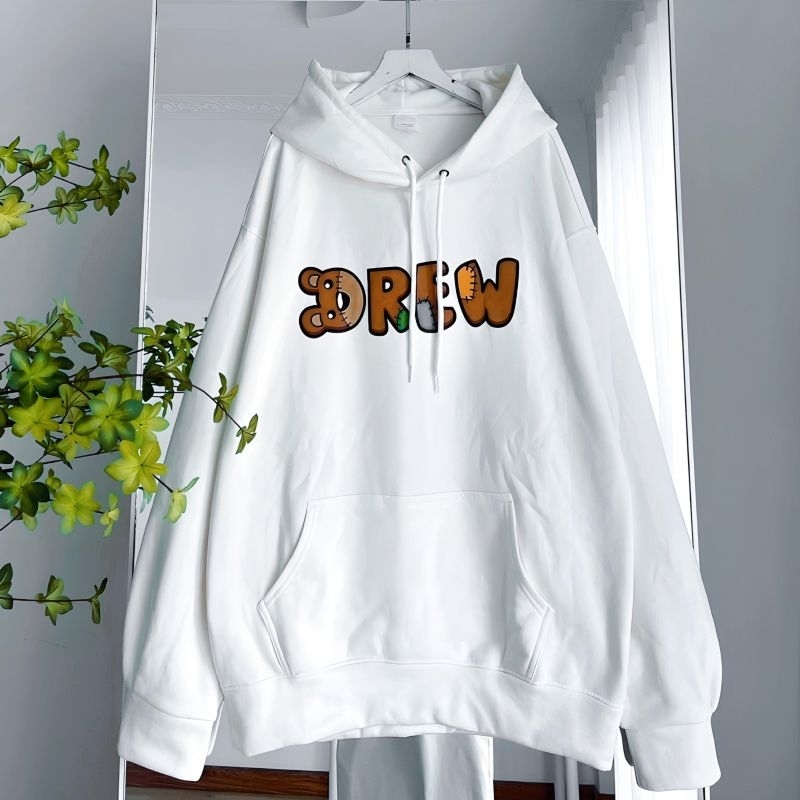 (S - 6XL) Hoodie DREW Big Size Pria Wanita Korean Street Style S M L XXL XXXL 4XL 5XL 6XL Drew Panda