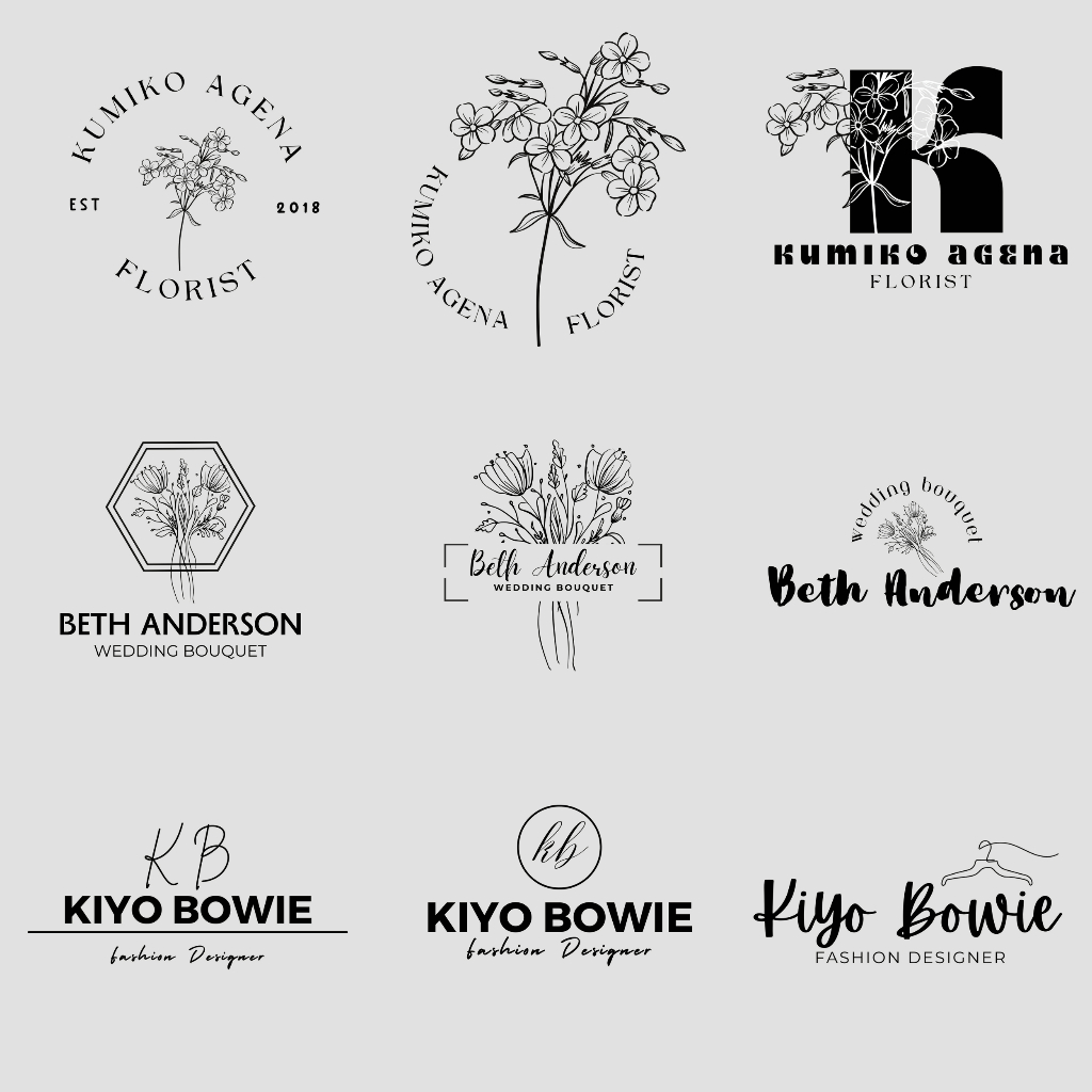 JASA DESAIN LOGO OLSHOP SIMPEL ELEGAN