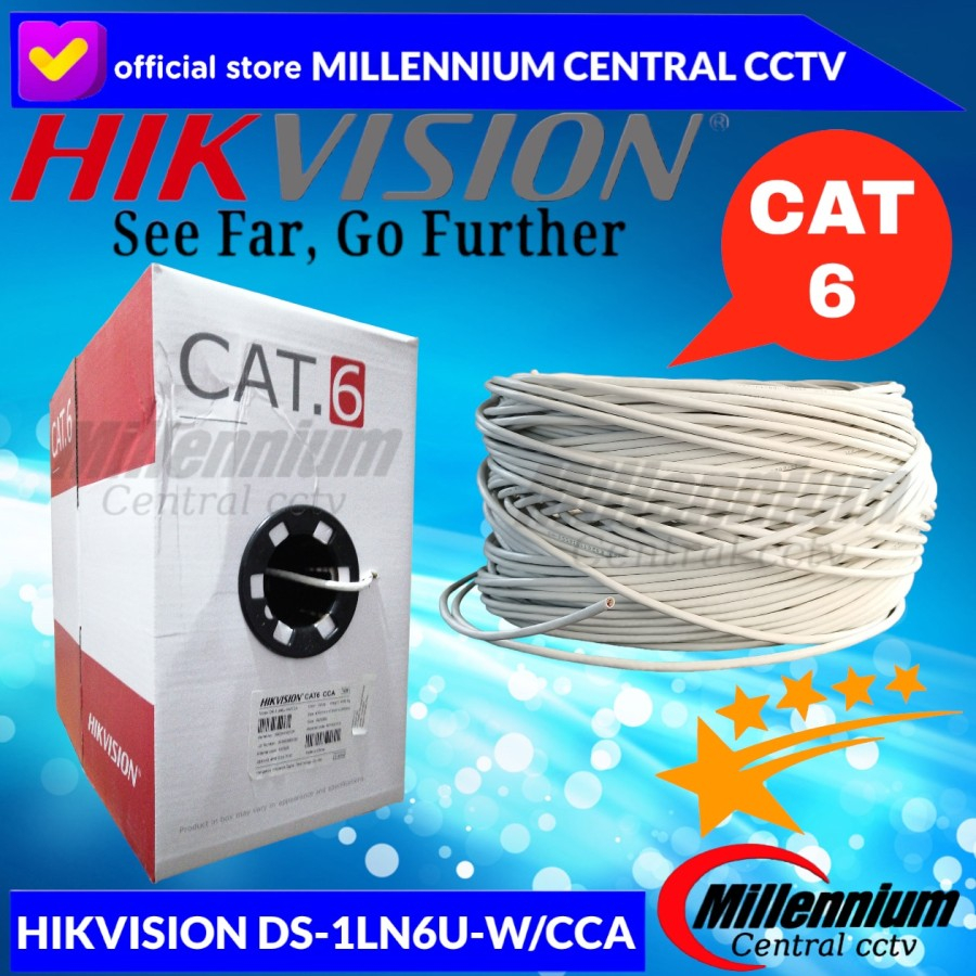 TERLARIS KABEL HIKVISION CAT6 / NETWORK CABLE HIKVISION CAT / METERAN