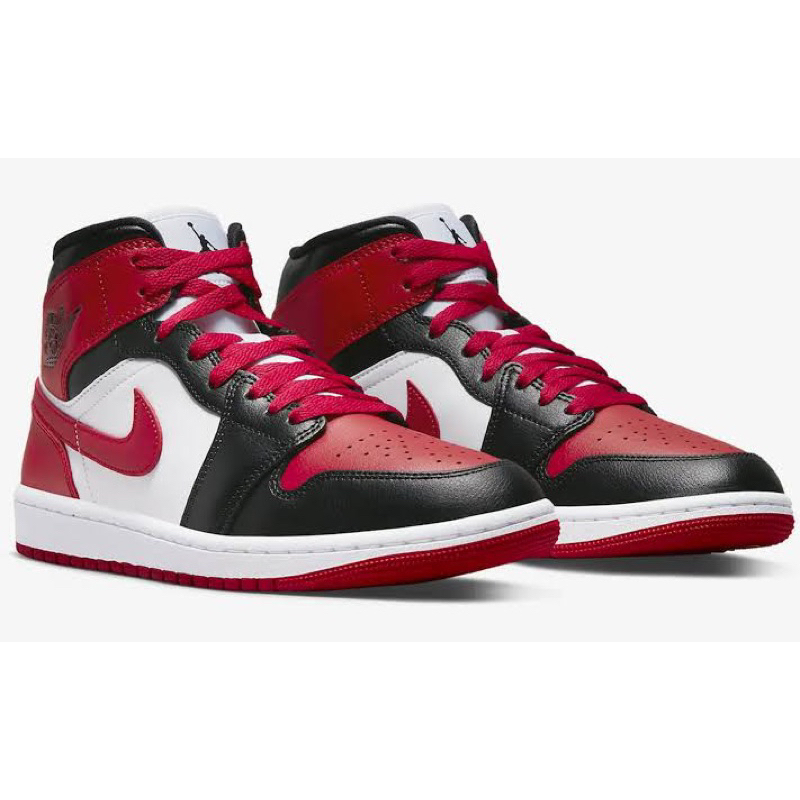 Air Jordan 1 Mid Alternate Bred Toe Original