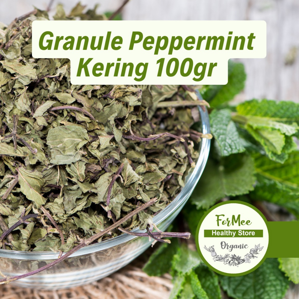 

100gr Daun Mint Granules / Granules Peppermint