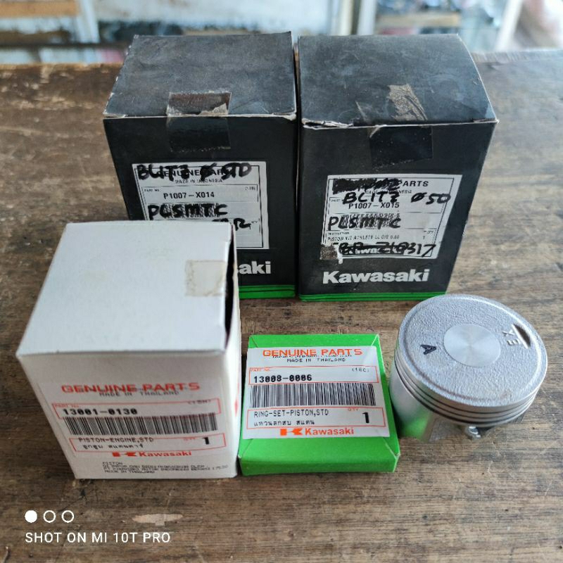 Piston Plus Ring Piston Kawasaki Blitz Std 50 Original Kawasaki Japan