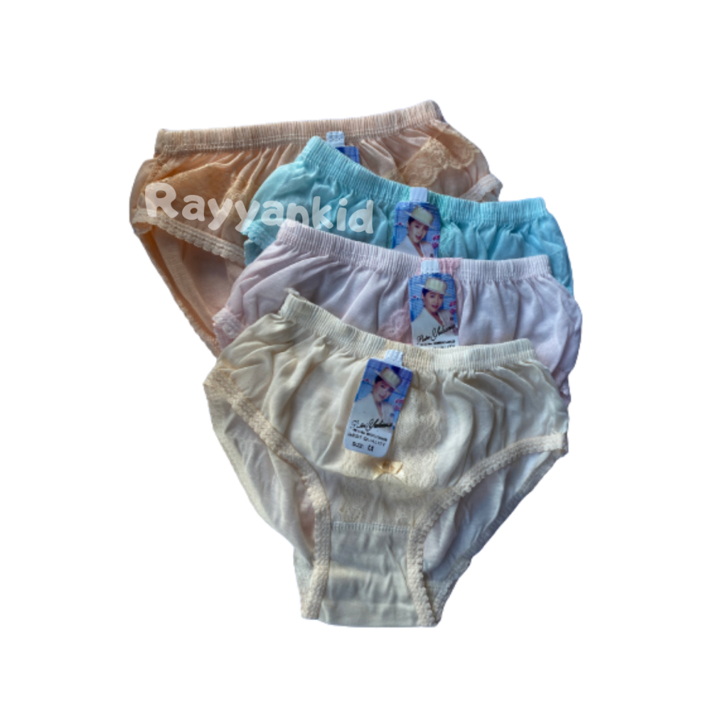 12 PCS CD Celana Dalam Wanita Dewasa Yulia Renda Murah Lusinan