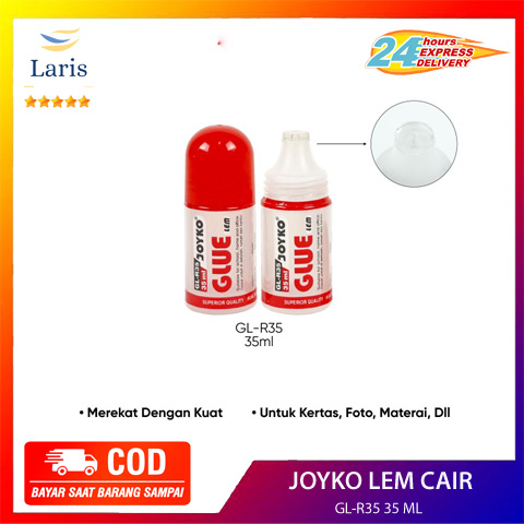 

Lem Kertas Cair / Joyko Glue Liquid 35ml / Lem Transparant / Lem Kertas Serbaguna