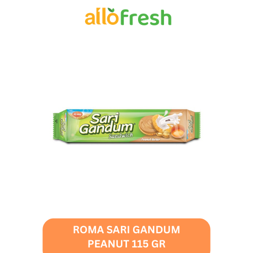 

Roma Sari Gandum Peanut 115 gr